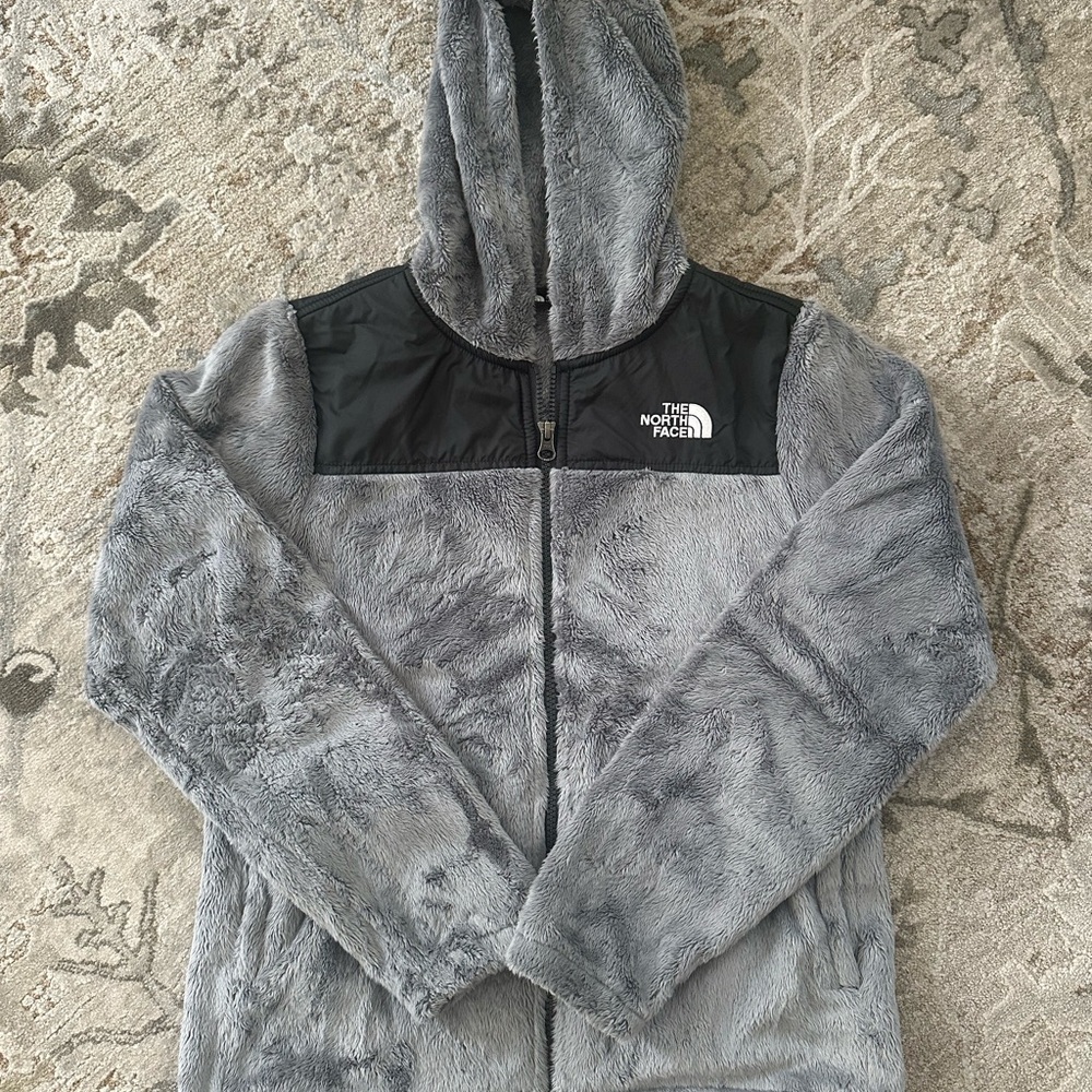 The North Face OSO Hoodie, girls, size large (14/16), gray